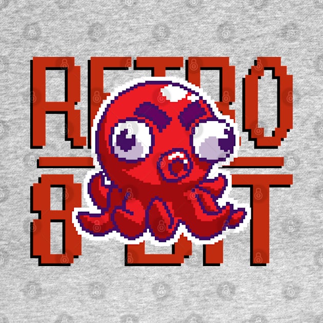 Octo-Kun Retro 8-BIT by BakaNeko